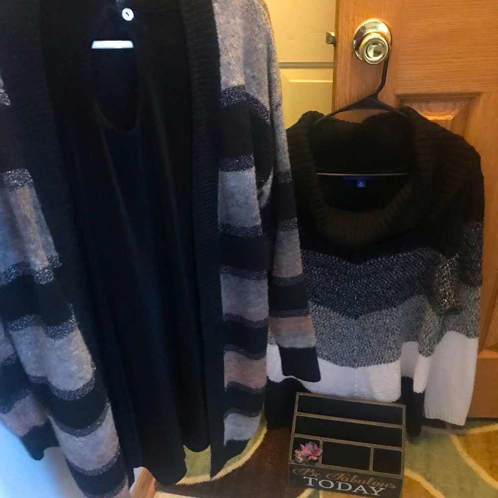 (2) Women’s Sweaters Size XL New Condition APT 9